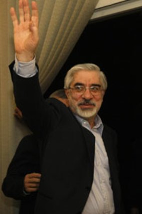 Mir Hossein Mousavi...challenge in to the leadership.