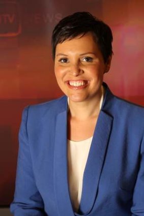 NITV newsreader Natalie Ahmat.