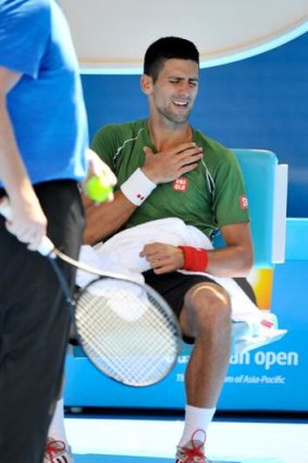 Ready for the heat: Novak Djokovic.