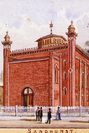 Bendigo's 1872 synagogue.