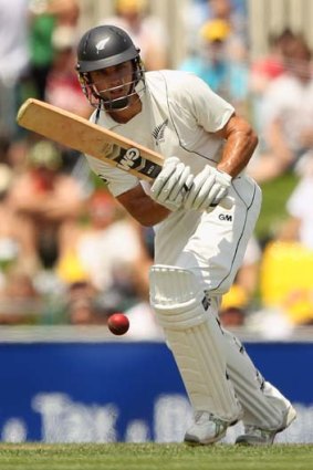 Dean Brownlie, one of  New Zealand's last hopes to give Australia a large target going in to day four, was ultimately defeated.