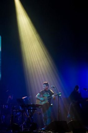 Sufjan Stevens at the Sydney Opera House for Vivid Live.