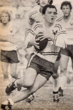 Gary Stephens: the halfback was one of three Englishmen in the Manly team that won the 1976 grand final.