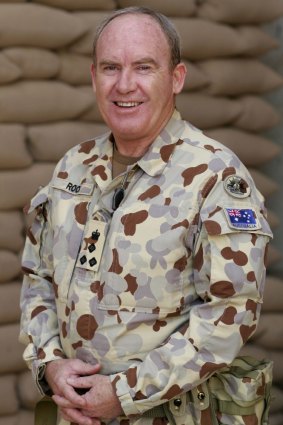 Distinguished career: Brigadier Damian Roche.