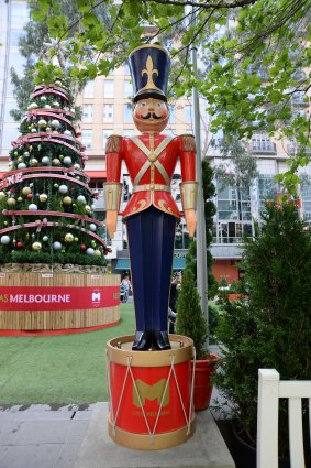 Why stop at two? Ian Dryden wants an army of toy soldiers along Collins Street.