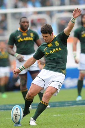 Morne Steyn was one of four South African players against Argentina remaining from the team that lost to Australia in the World Cup.