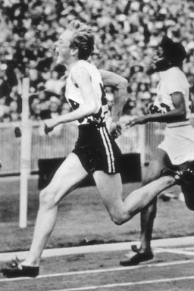 Champion ... Betty Cuthbert of Australia wins the women's 100 metres final at the 1956 Melbourne Olympics.