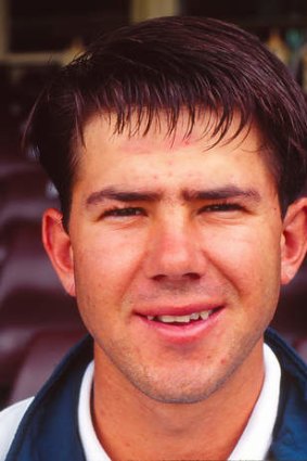Ponting at the start of his illustrious career.