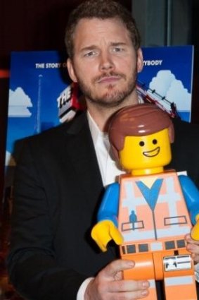 Chris Pratt as the voice of Emmet in <i>The Lego Movie</i>.