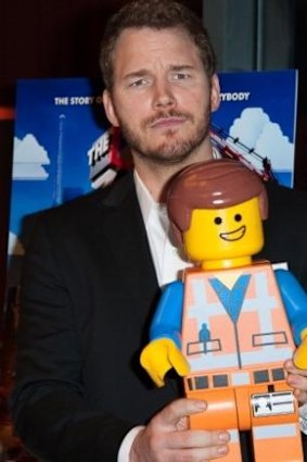 Chris Pratt as the voice of Emmet in <i>The Lego Movie</i>.