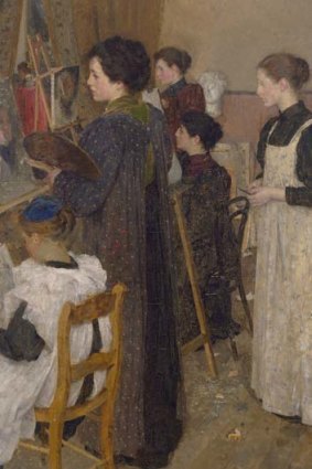Skillful...in works such as The Art Students (1895), Fox matches anyone in Australian art.
