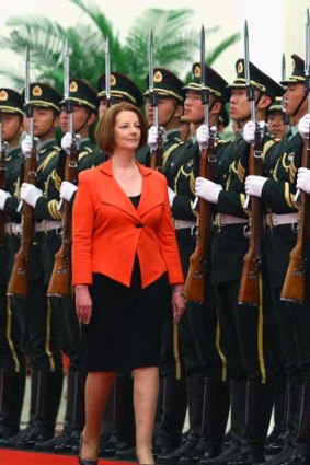 Leading the way in military co-operation efforts with China: Julia Gillard.