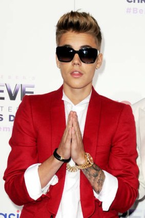 New style: Justin Bieber.