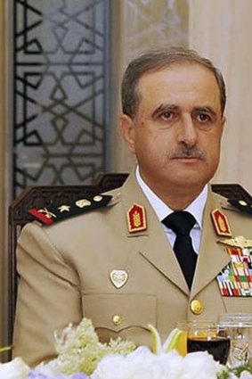 Syrian Defence Minister Dawoud Rajhah.