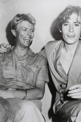 Heroes: Bruce arranged for Bowie to meet Richard Butler from The Psychedelic Furs backstage.