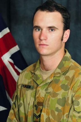 Corporal Richard Atkinson ... died last year in Afghanistan.
