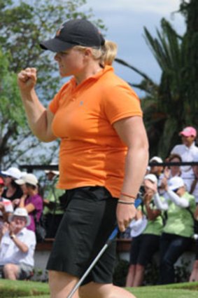 Swede success ... NSW Open winner Caroline Hedwall.