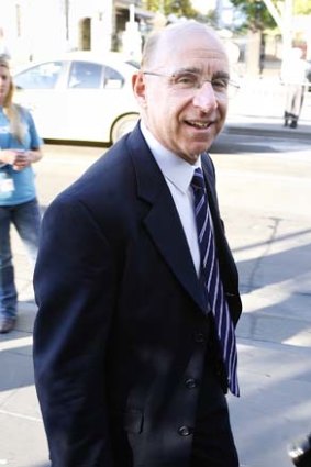 Glenn Rufrano, former head of Centro's US operations, leaves court yesterday.