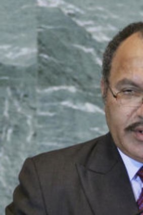 PNG Prime Minister Peter O'Neill.