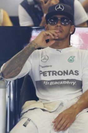 Under scrutiny: Lewis Hamilton.
