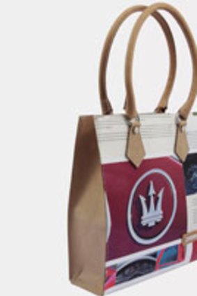 Maserati's "It" bag is made from recycled brochures.