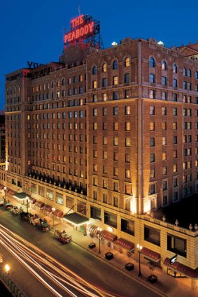 The Peabody Hotel.