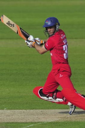 "I never retired form international cricket": Simon Katich playing for Lancashire.
