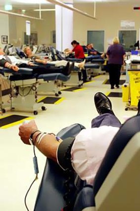 Gay men have been banned from giving blood since the mid-1980s.