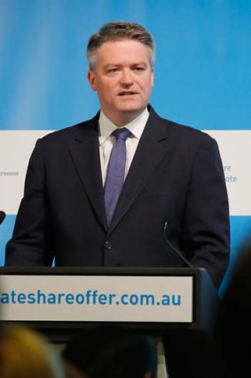 Minister for Finance Mathias Cormann.