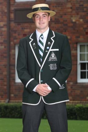 Trinity Grammar summer uniform: Dominic Sullivan (Year 12).