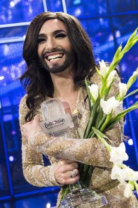 Eurovision winner Conchita Wurst.