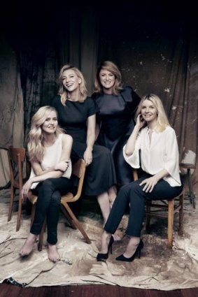 Stars of Sydney Theatre Company's The Present: Anna Bamford (left),  Cate Blanchett, Susan Prior and Jacqueline McKenzie.