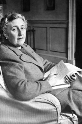 In writing: Agatha Christie in 1946.