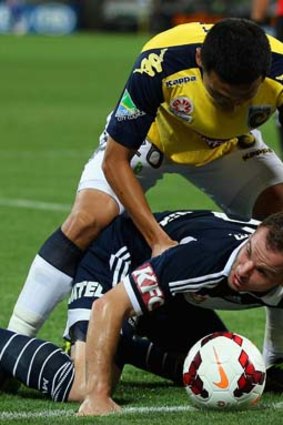 Back: Leigh Broxham will play for Melbourne Victory in its Asian Champions League match.