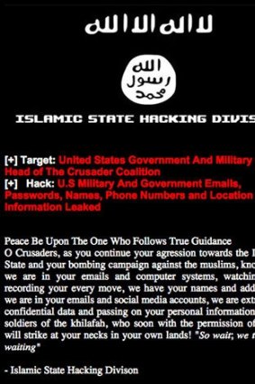 The harrowing warning from the Islamic State Hacking Division.