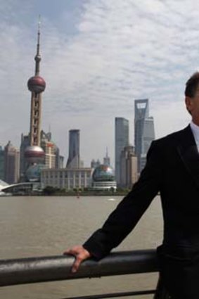 Premier Ted Baillieu in Shanghai last year.