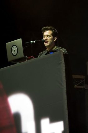 Mark Ronson performing during last weekend's Splendour in the Grass festival in Byron Bay.