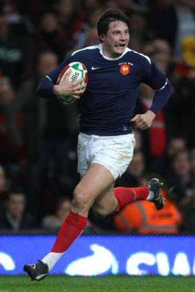 Francois Trinh-Duc in action against Wales in 2010.