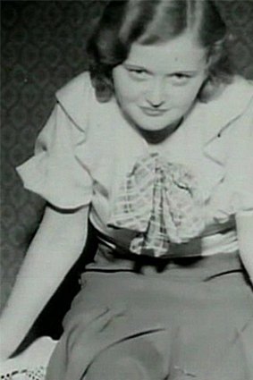 Wife to a commandant of the Nazi concentration camps ... Ilse Koch (as a girl).