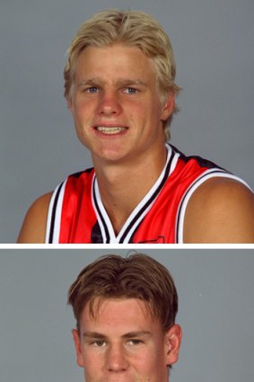 Riewoldt and Koschitzke were draft picks one and two in 2000.