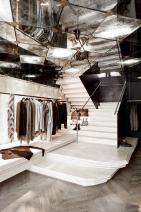 The Eggleston-designed Doma store in Paris.