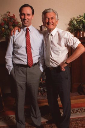Paul Keating and Bob Hawke.