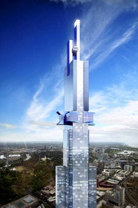 The proposed Australia 108 tower.