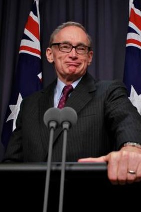 Prime Minister Julia Gillard with new Foreign Minister Bob Carr.