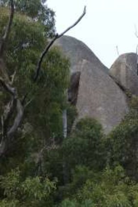 Wall of granite atop Gibraltar Peak