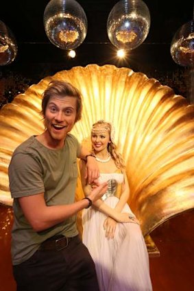 Waxing lyrical: Tim Phillipps, who plays the son of Charlene and Scott in <i>Neighbours</i>, at Madame Tussauds.