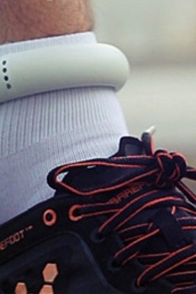 The smart sock promises to reduce the chance of injury.