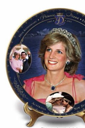 Princess Diana First Royal Tour Tribute collector plate.