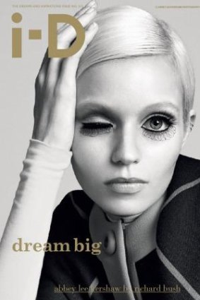 Cover girl: modelling for <i>iD</i> magazine in 2011.