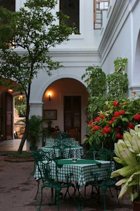 The Hotel Dupleix in Pondicherry.